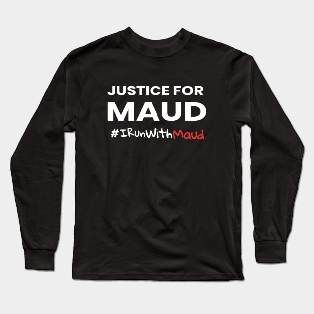 Justice for Ahmaud Arbery Long Sleeve T-Shirt by Yasna